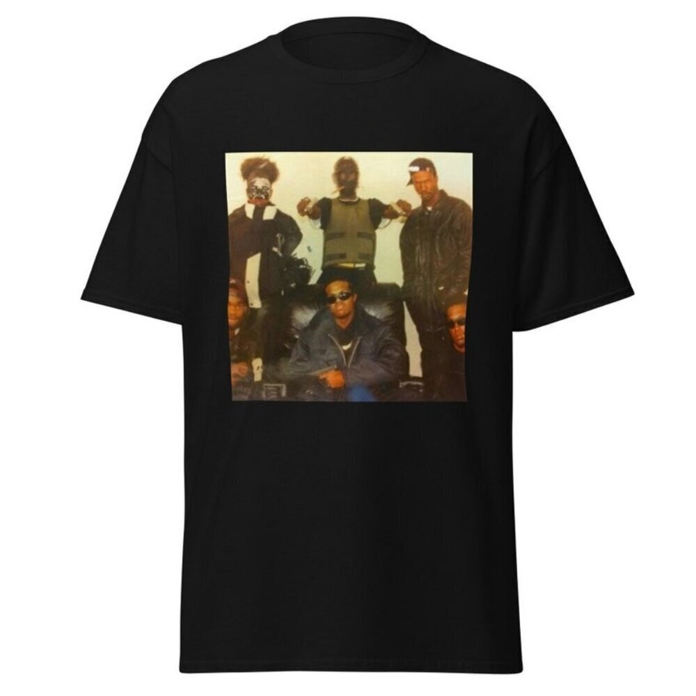 Three 6 Mafia Group Photo Shirt Mens Unisex Tee